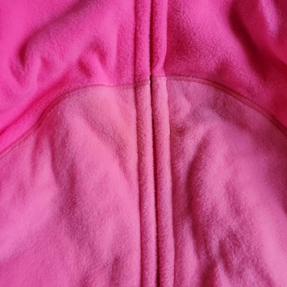 Carter's Puffer Snowsuit Girls 3-6 Months Pink Flamingo Hooded Fleece Costume